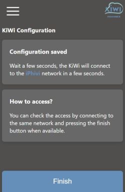 Configuración terminada