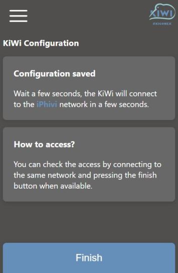Configuración terminada