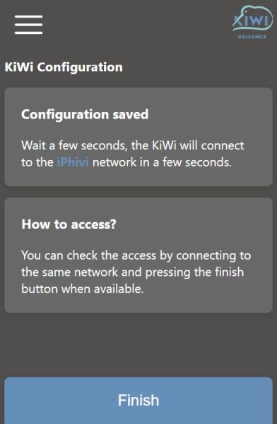 Configuración terminada
